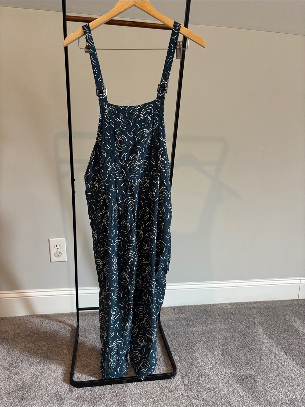 Maeve patterned overalls